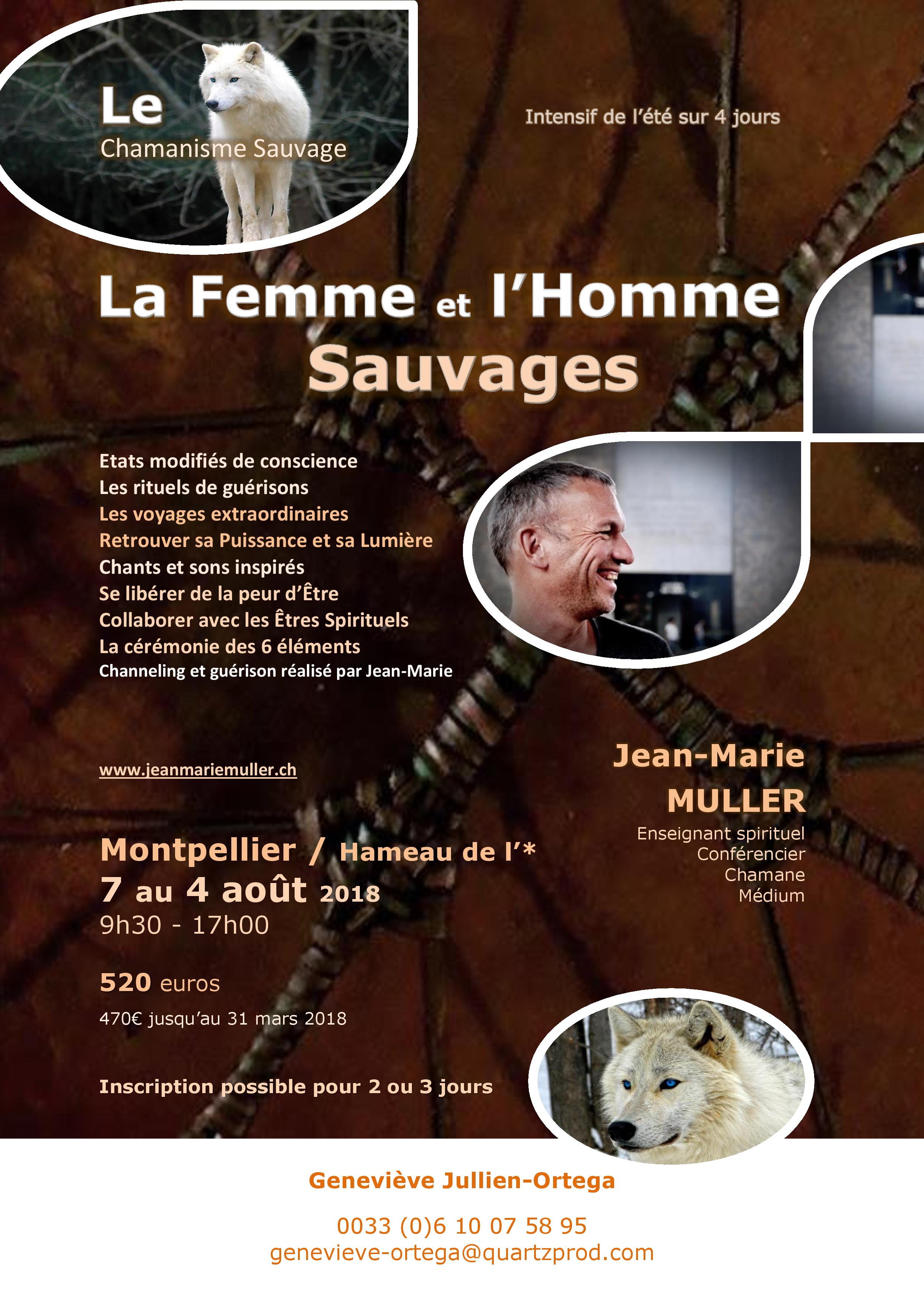 Séminaire d'été  : "La femme et l'homme sauvages"