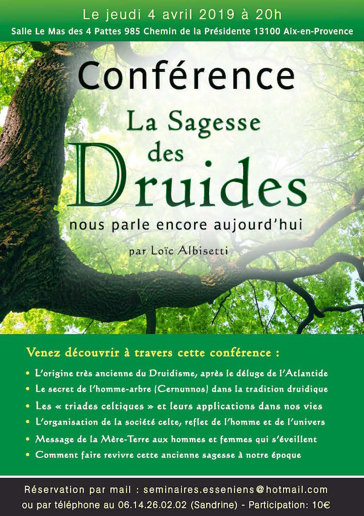 Conférence : La sagesse des druides