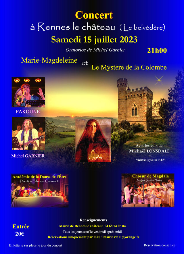 Concert Marie Madeleine et Le mystère de la colombe