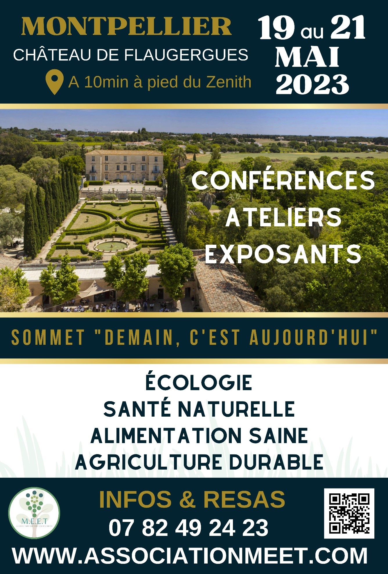 Evènement Montpellier Mai 2023 Santé - Écologie - Alimentation saine - Agriculture durable