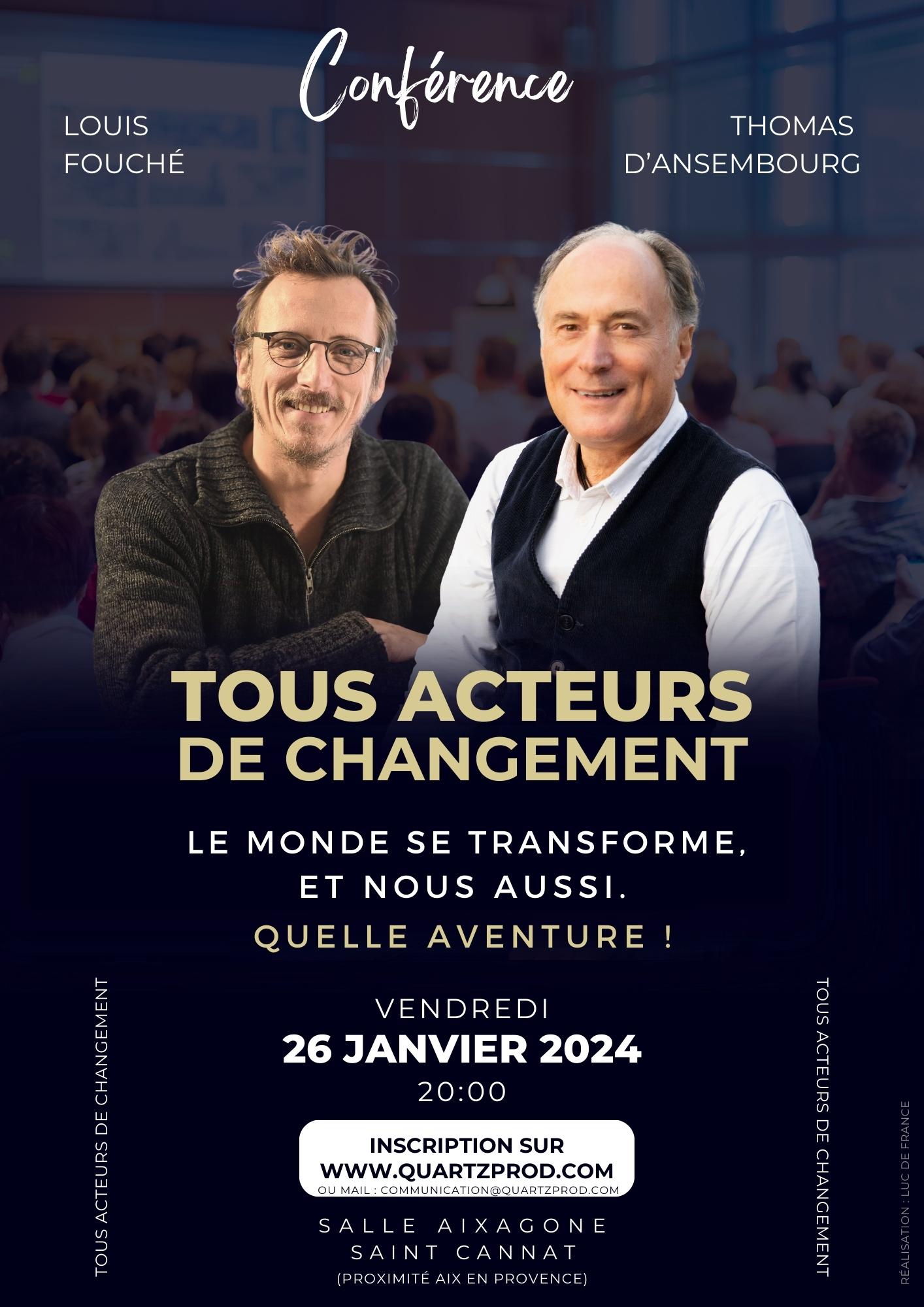 Tous acteurs de changement Le monde se transforme, et nous aussi. Quelle aventure !