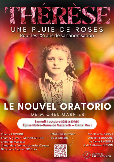 Concert Thèrése une pluie de roses Michel Garnier et Pakoune