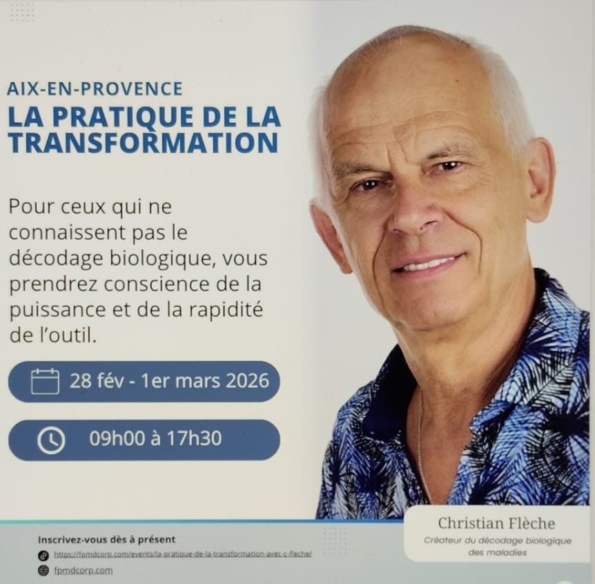 Séminaire animé par Christian Fléche La Pratique de la transformation